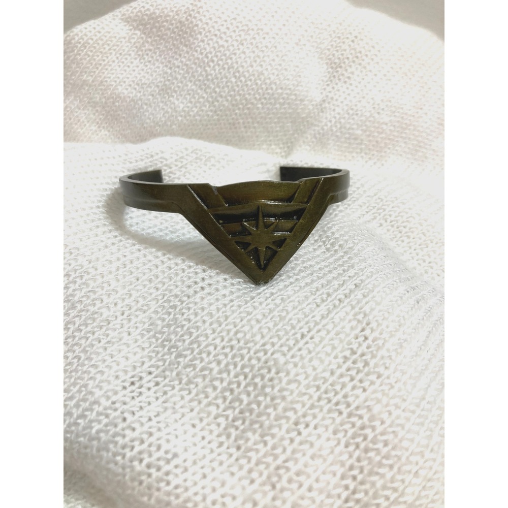 Wonder Woman Movie Cuff Bracelet Statement Tiara Style Dark Bronze Color